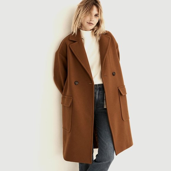 Madewell Averdon Coat in Insuluxe Fabric